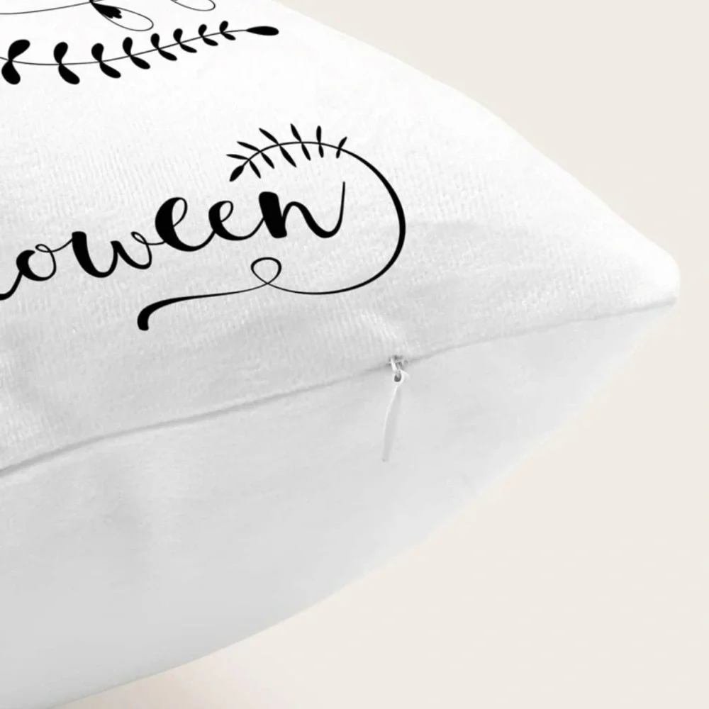 HAPPY HALLOWEEN KITTY PILLOW COVER